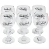 Gifi Verre à pied en verre transparent design Bistrot x6 Online