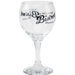 Gifi Verre à pied en verre transparent design Bistrot x6 Online