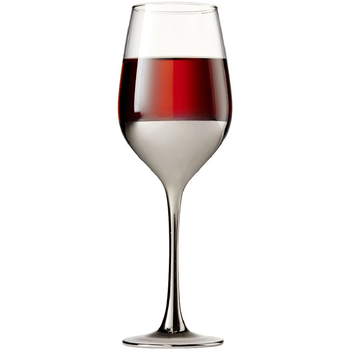 Gifi Verre à pied Oksana argenté 35cL x4 Clearance
