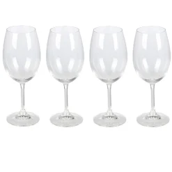 Gifi Verre à pied transparent 45 cl x4