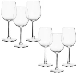 Gifi Verre à pied transparent 29,5cl x6 Discount