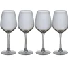 Gifi Verre à vin argenté x4