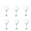 Gifi Verre à vin blanc pied cristallin Wine Emotion 35 cl x6