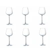 Gifi Verre à vin rouge pied cristallin Wine Emotion 35 cl x6