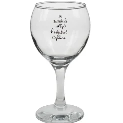 Gifi Verre à vin transparent design Le bistrot des copains x3 Sale