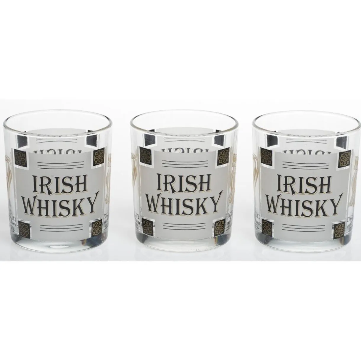 Gifi Verre à whisky "Irish Whisky" x3