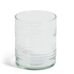 Gifi Verre bas 28cl en verre recyclé transparent Ø7,7xH8,5cm New