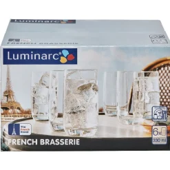 Gifi Verre bas Luminarc x6 ver 33cl New