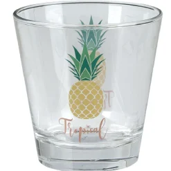 Gifi Verre bas style tropical motif ananas 25cl Online