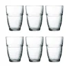 Gifi Verre bas transparent 26 cl x6