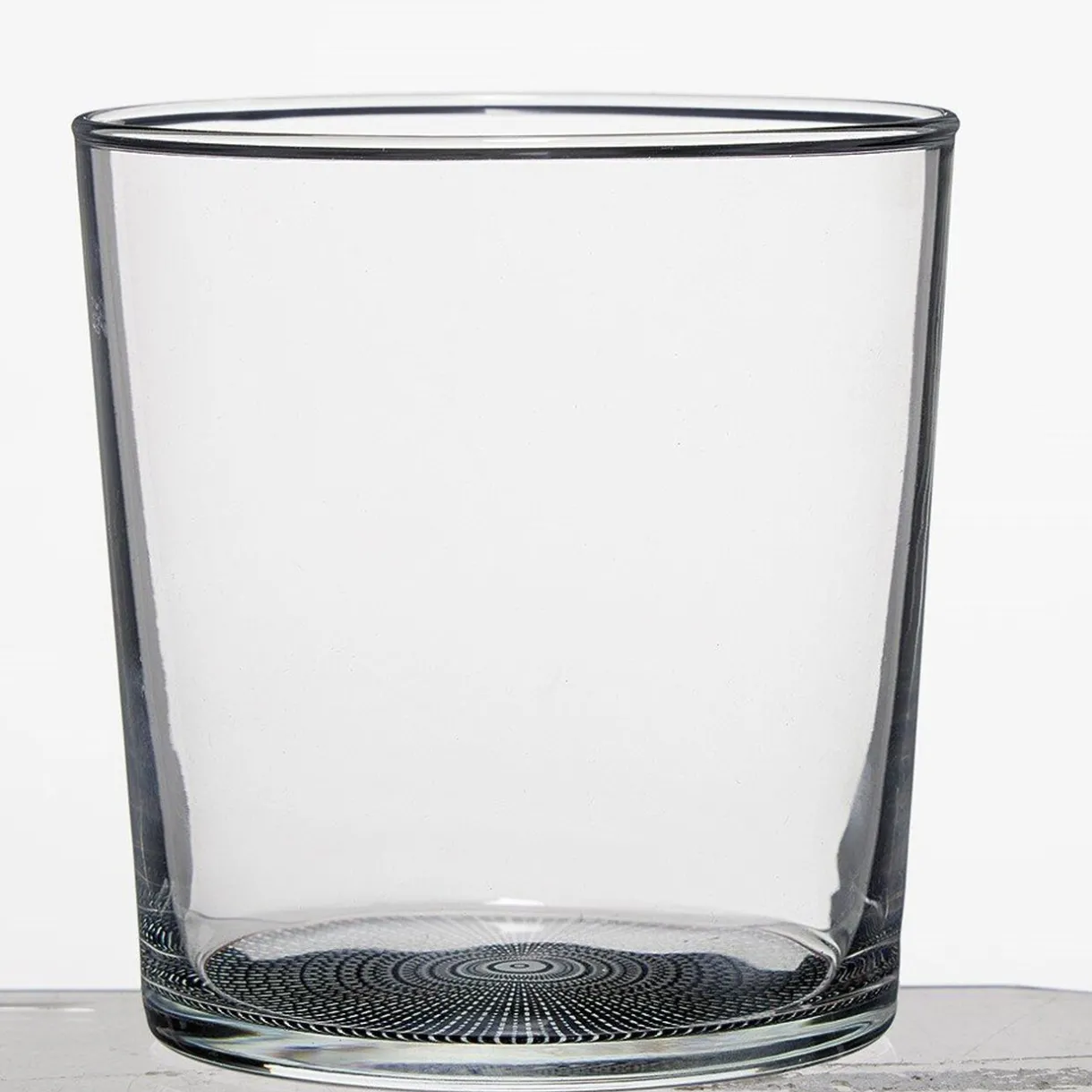Gifi Verre bas transparent fond imprimé 34,5 cl