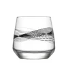 Gifi Verre bas transparent motif ligne noire 34,5 cl Best