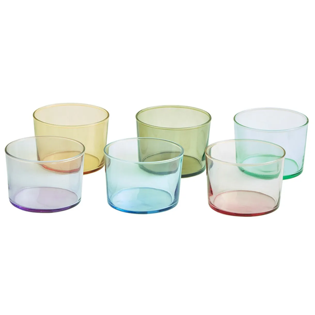 Gifi Verre bodega uni coloré x 6 New