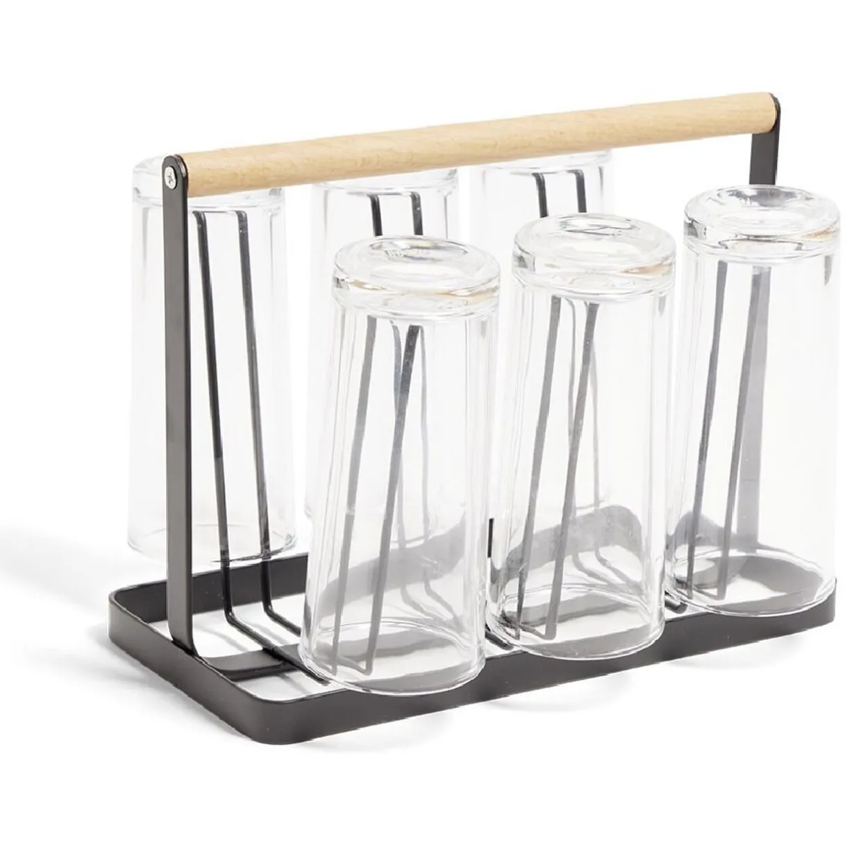 Gifi Verre 22cl transparent x6 avec support