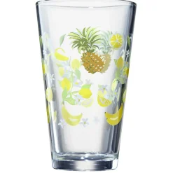Gifi Verre conique haut motif exotique 32,5 cl x3