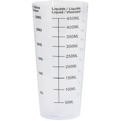 Gifi Verre doseur en plastique blanc New