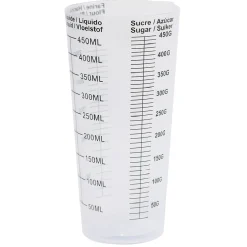 Gifi Verre doseur en plastique blanc New