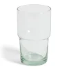Gifi Verre haut 44cl en verre recyclé transparent Ø7,7xH13cm Discount