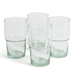 Gifi Verre haut 44cl en verre recyclé transparent Ø7,7xH13cm Discount