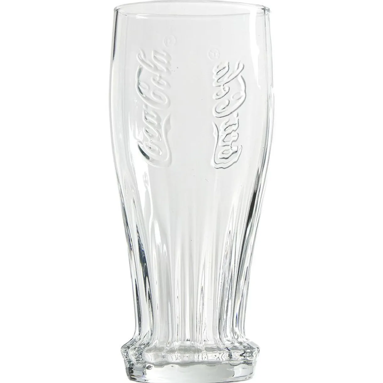 Gifi Verre haut Coca-Cola Caps design bouteille à l'envers transparent 35cl