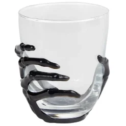 Gifi Verre main squelette Halloween noir transparent Outlet