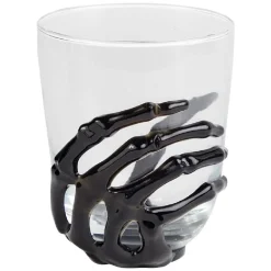 Gifi Verre main squelette Halloween noir transparent Outlet
