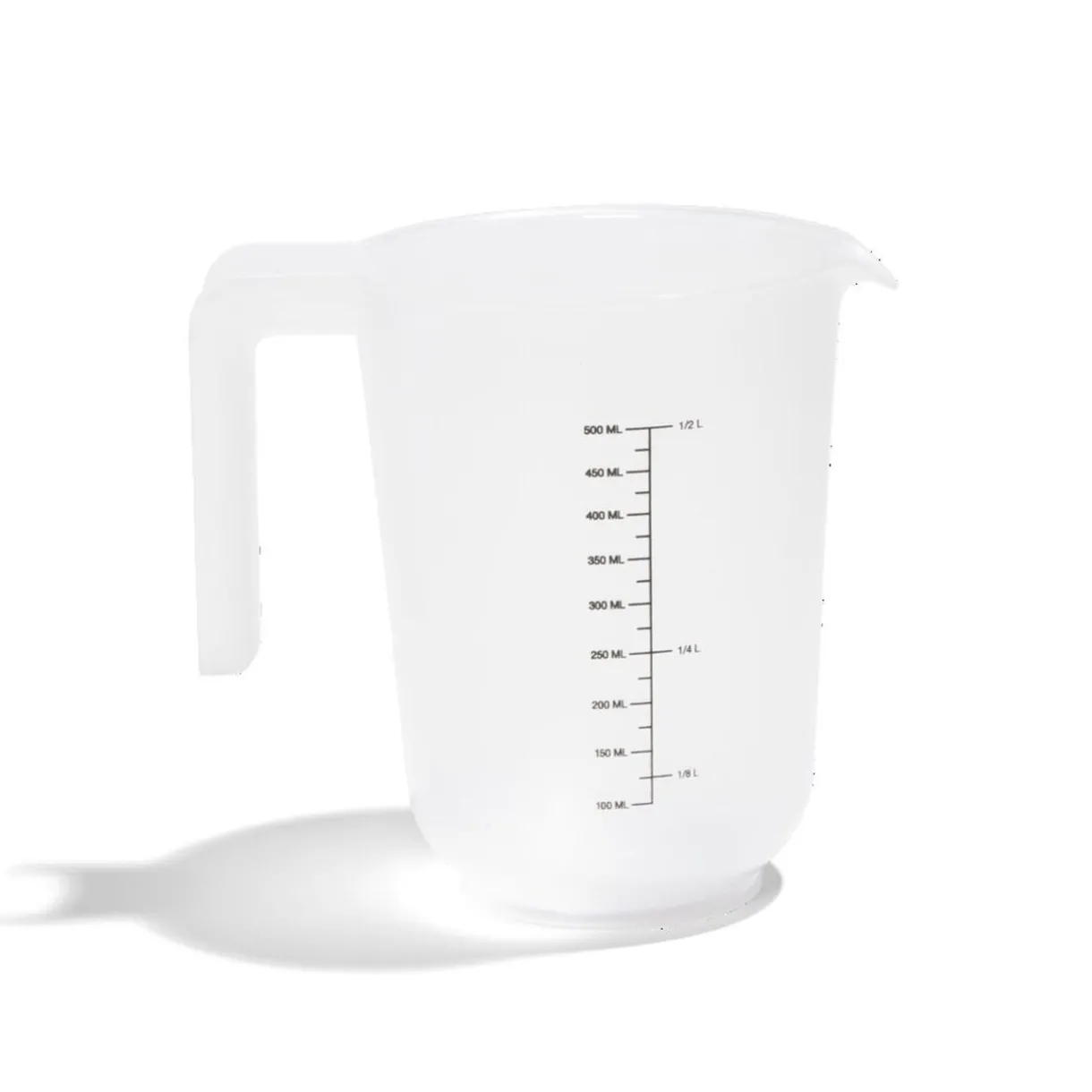 Gifi Verre mesureur 500ml plastique blanc transparent Outlet