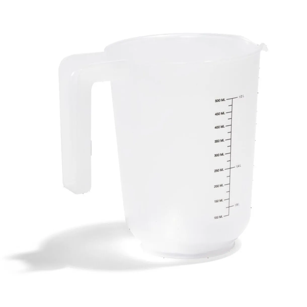 Gifi Verre mesureur 500ml plastique blanc transparent Outlet