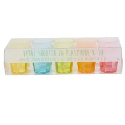 Gifi Verre shooter coloré x10