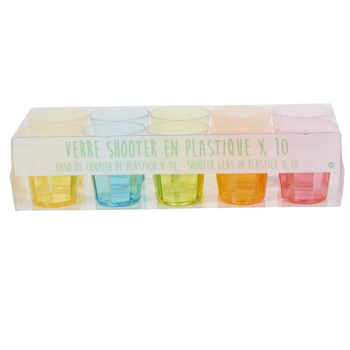 Gifi Verre shooter coloré x10