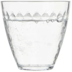 Gifi Verre transparent design point relief 25 cl x12