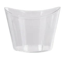 Gifi Verrine ovale en plastique réutilisable x10