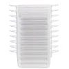 Gifi Verrine rectangulaire en plastique réutilisable x10
