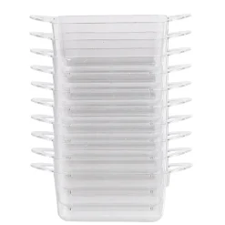 Gifi Verrine rectangulaire en plastique réutilisable x10