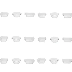 Gifi Verrine ronde rectangle et carré x 18