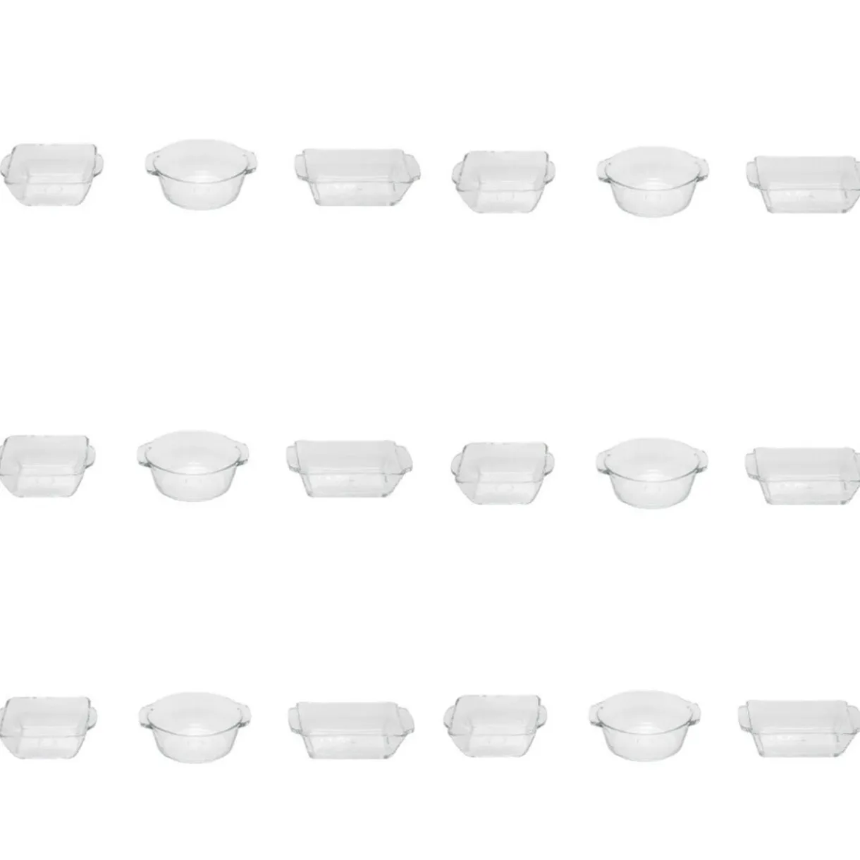 Gifi Verrine ronde rectangle et carré x 18