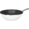 Gifi Wok acier émaillé noir et blanc Ø28cm New