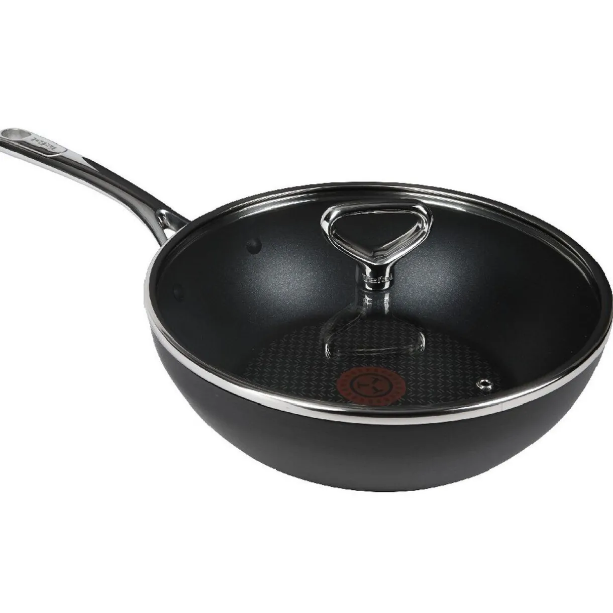 Gifi Wok Tefal Reserve Collection tous feux couvercle verre Hot