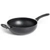 Gifi Wok tous feux sauf induction aluminium noir Ø28cm Best