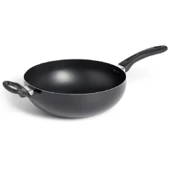 Gifi Wok tous feux sauf induction aluminium noir Ø28cm Best
